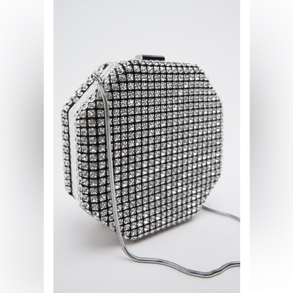 ZARA MINAUDIERE RHINESTONE BAG - Picture 11 of 15